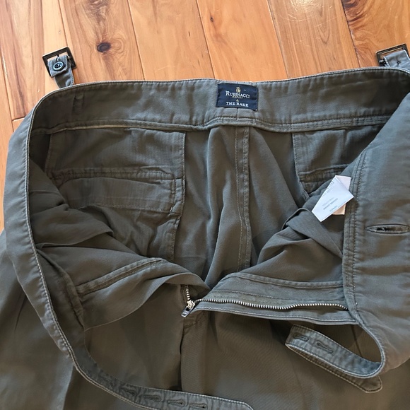 Rubinacci Napoli olive Gurkha trousers - Picture 4 of 7